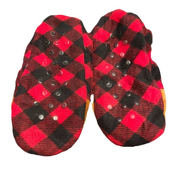 Rudolph the Red Nosed Reindeer Slipper Socks Slip Resistant Unisex Adult M-L EUC - Picture 2 of 8